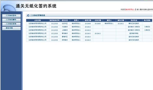 無紙化通關報關簽約系統操作說明